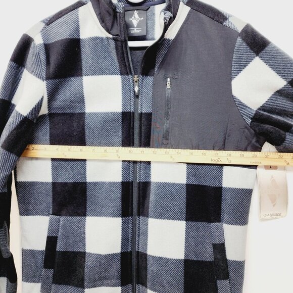 Skechers Mens Full Zip Jacket Size Small Black / White Lightweight & Comfortable - Picture 5 of 13